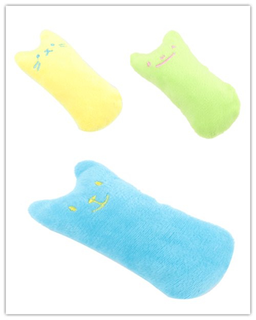 Interactive Catnip Cat Pillow Toy - Fun And Safe Pet Chew Toy To