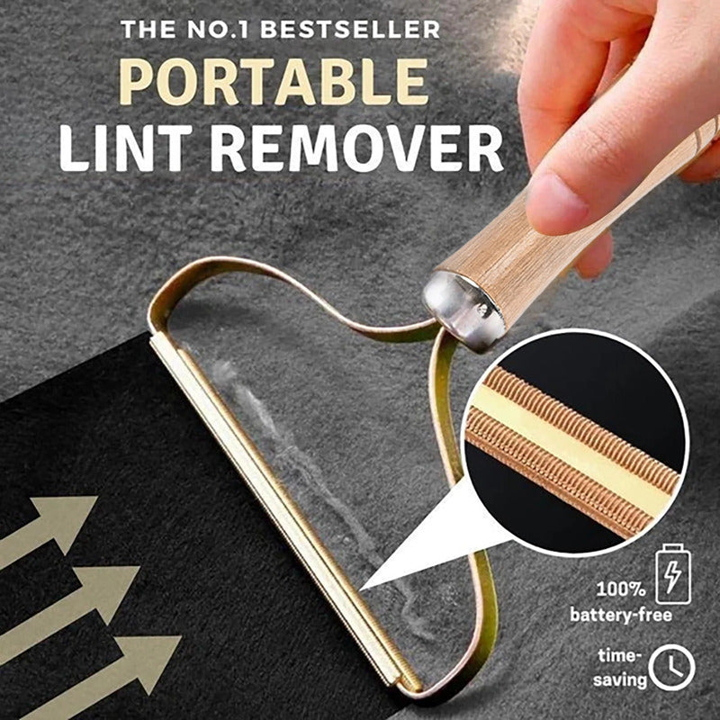 New Portable Pet Hair Remover Brush Manual Lint Roller Sweater Sofa