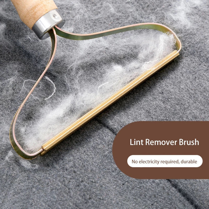 New Portable Pet Hair Remover Brush Manual Lint Roller Sweater Sofa